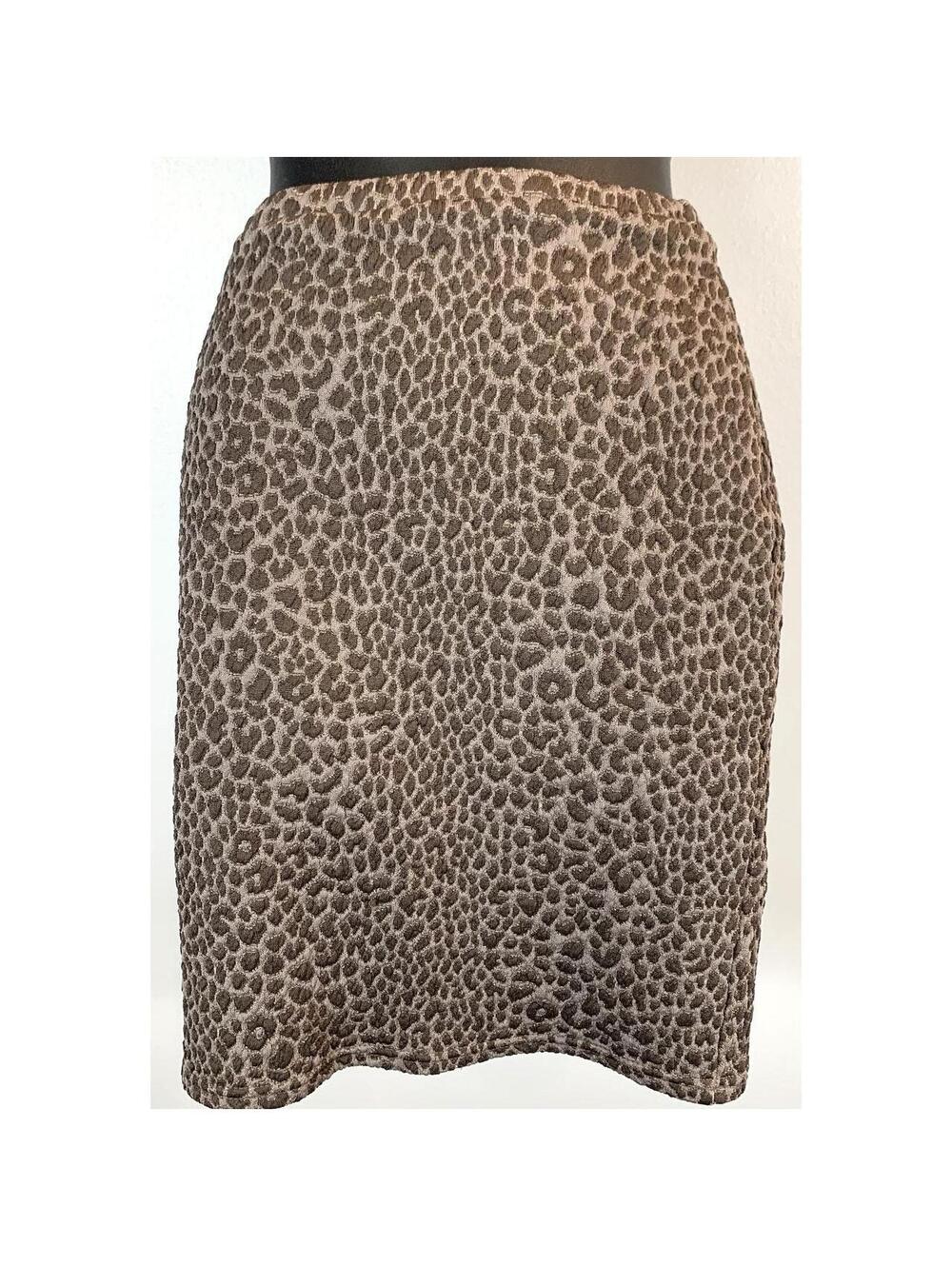 H&M Leopard Print Pencil Skirt XS